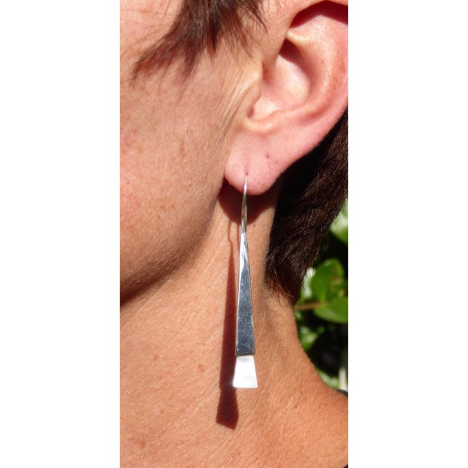 boucles-oreilles-argent massif-argent 925-Bali-nacre 