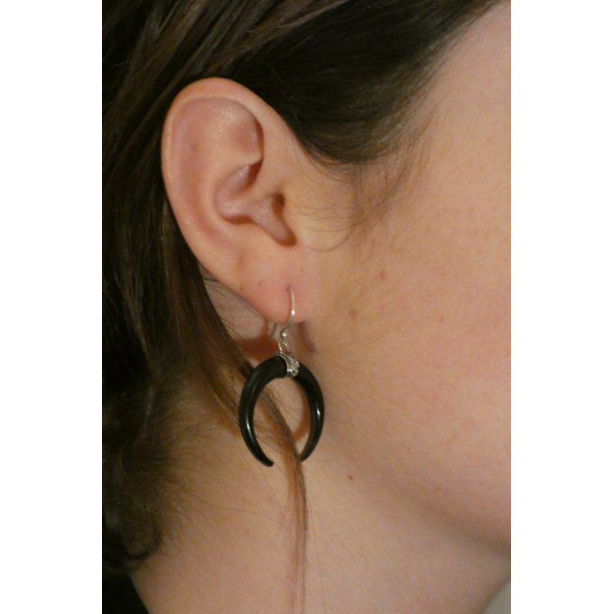 boucles-oreilles-argent massif-argent 925-Bali-nacre