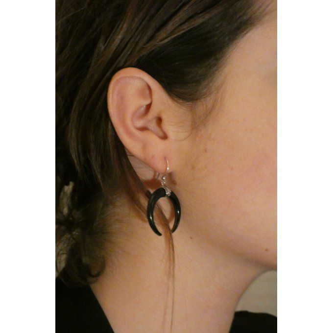 boucles-oreilles-argent massif-argent 925-Bali-nacre