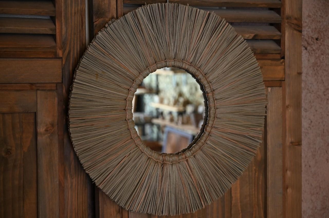Miroir naturel de 50 cm de diamètre