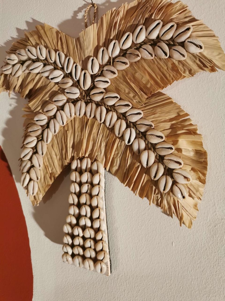 Palmier en coquillages 30cm de haut