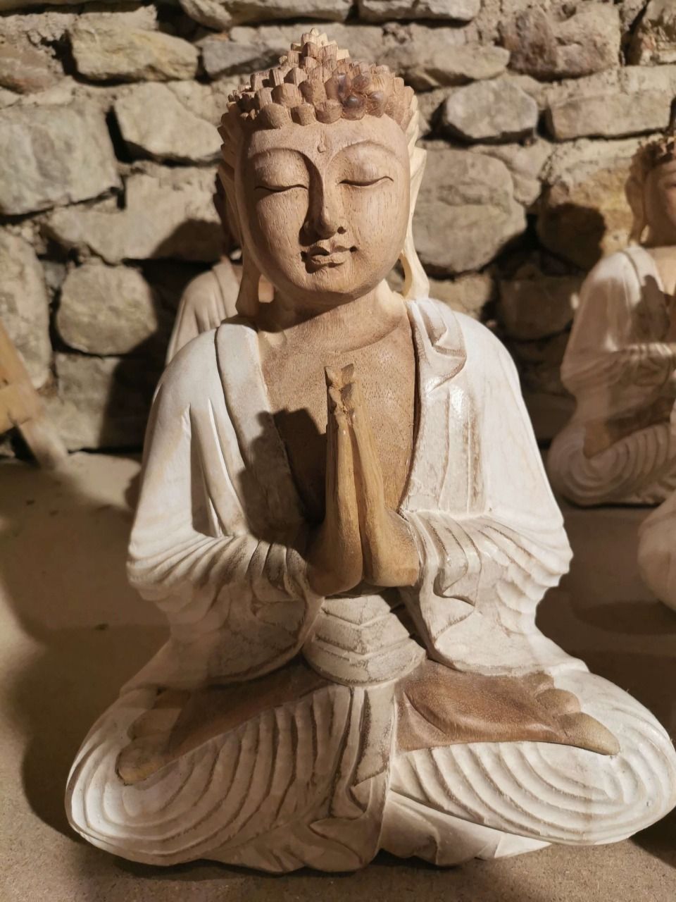 Bouddha 30 cm de haut Anjali mudra