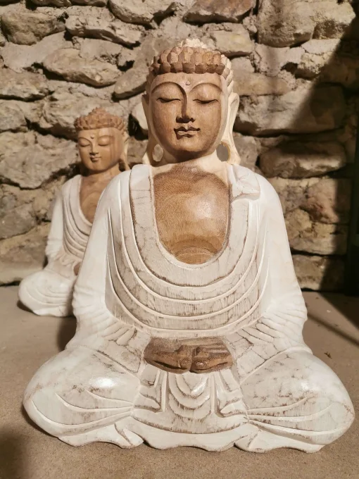 Bouddha 30 cm de haut Dhyani mudra 