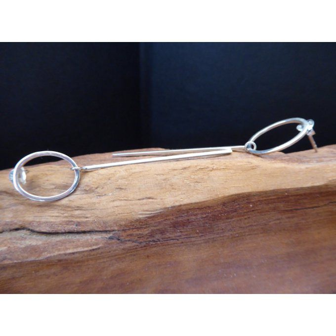 Boucles d'oreilles argent 925 Bali Perak 17