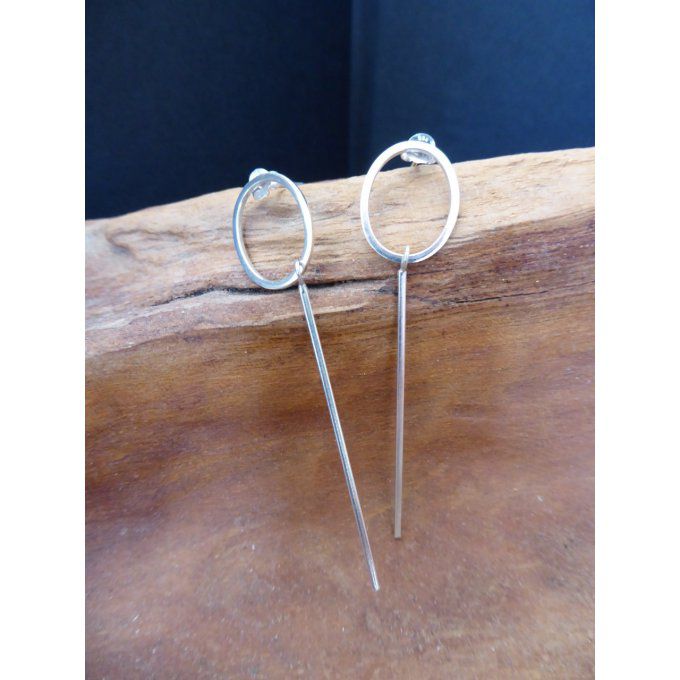 Boucles d'oreilles argent 925 Bali Perak 17